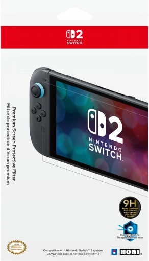 Премиум защитно фолио Hori за дисплей за Nintendo Switch 2