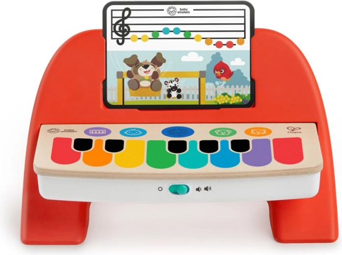 Baby Einstein дървен музикален клавир Magic Touch – Първите мелодии на Кал (6м+)