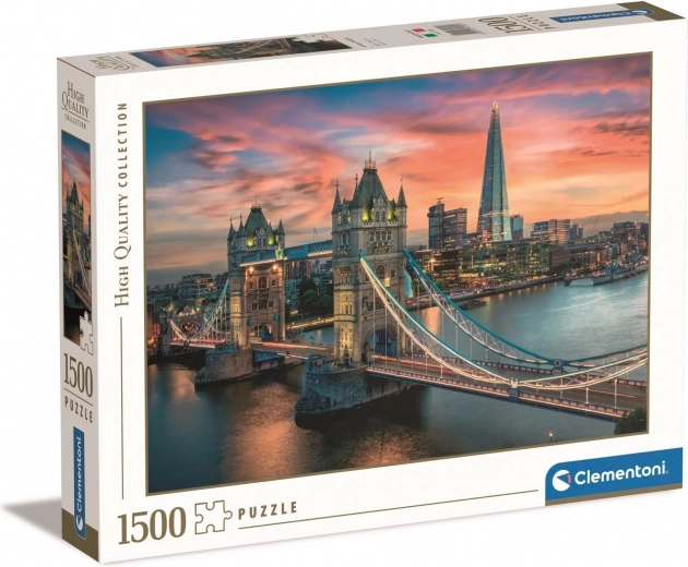 Пъзел 1500 части CLEMENTONI – Лондон по здрач