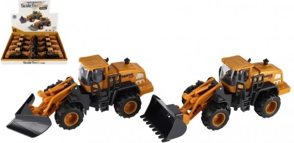 Plastic Construction Loader 20 cm with Flywheel