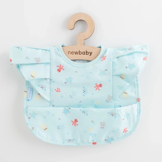 Луксозен момичешки лигавник с волани NEW BABY