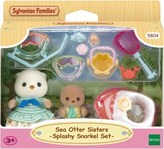 Sylvanian Families Sea Otter Sisters on Holiday