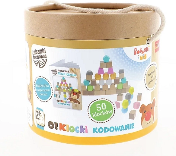 Дървени кубчета за кодиране Bobaski i Miś