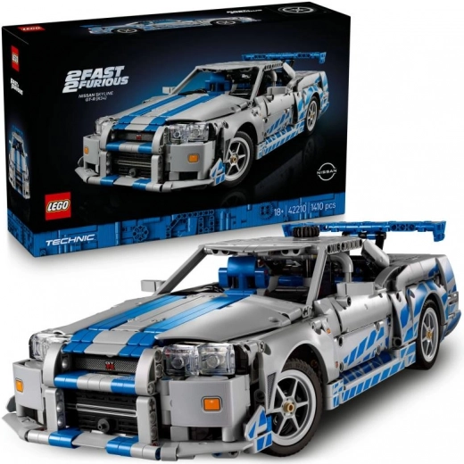 LEGO® Technic 42210 2 Fast 2 Furious Автомобил Nissan Skyline GT-R (R34)
