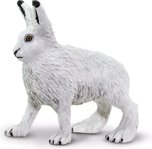 Realistic Arctic hare figurine