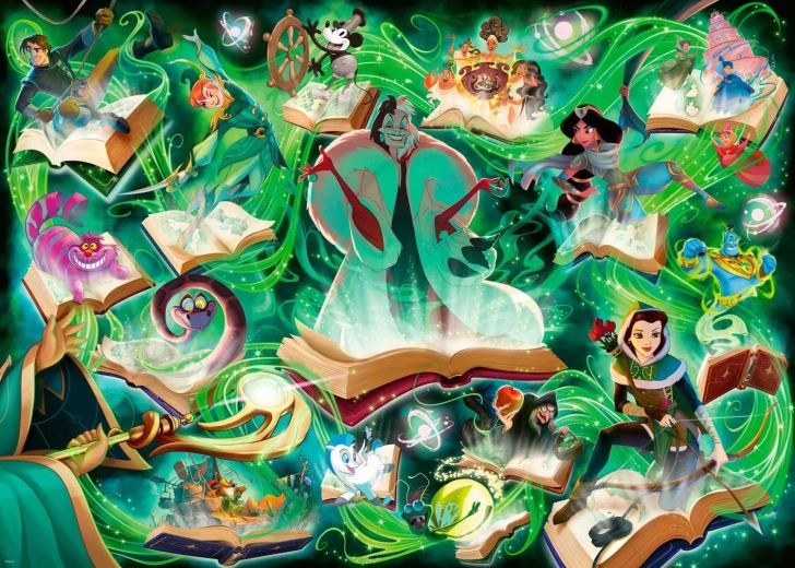 Ravensburger puzzle Disney Lorcana Glimmers of the Realm Emerald 1000 pieces