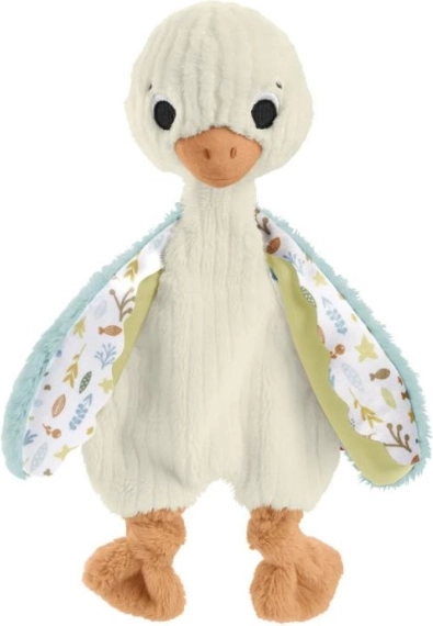 Сензорна плюшена гъска Fisher-Price за бебета