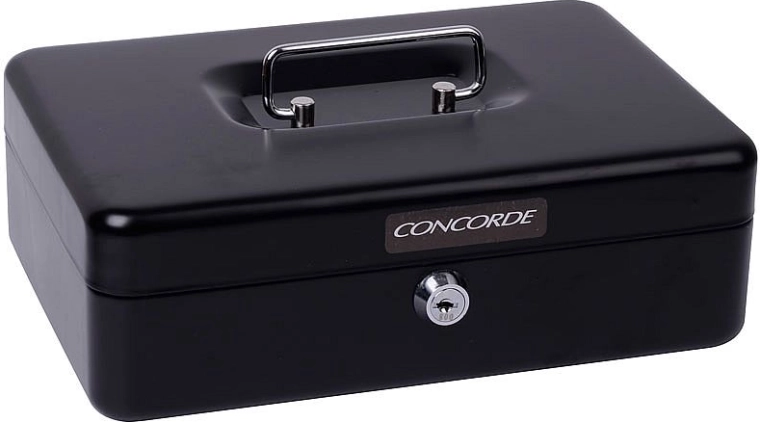 Метална касетка CONCORDE черна