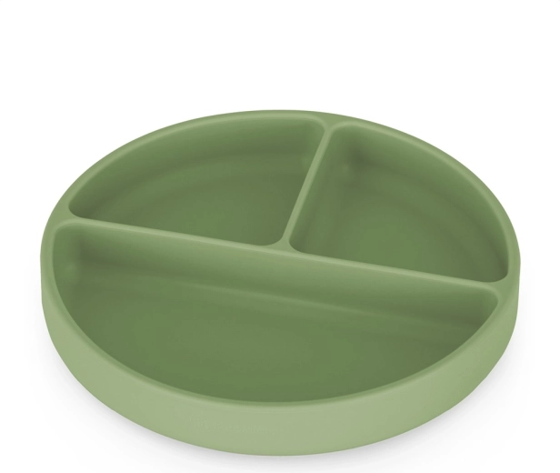 Petite&Mars silicone divided plate with suction cup take&match Sweet Pea 6m+