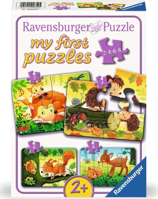 My First Puzzle Forest Animals 4-in-1