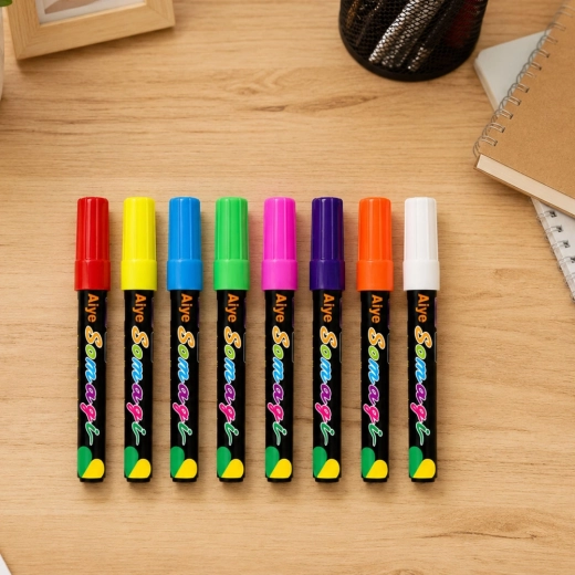 8 neon colors for bold results