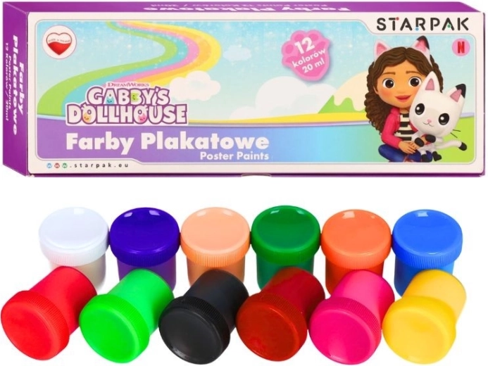 Пластилин Gabby's Dollhouse – комплект от 12 цвята