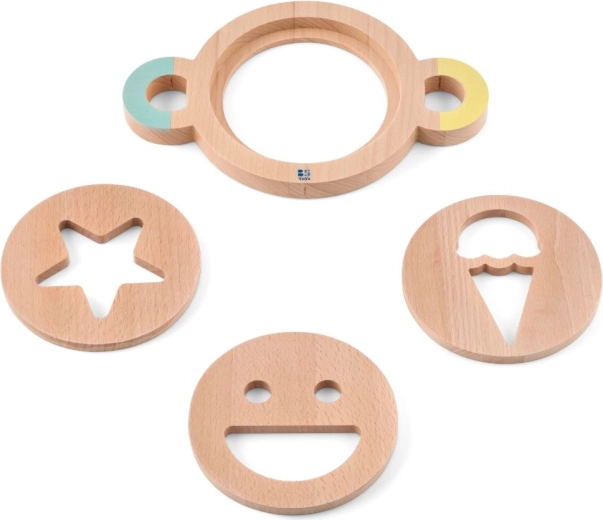 Three cheerful sand designs