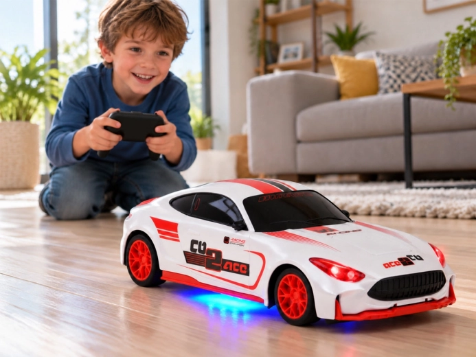 Fast driving with a lighting effect