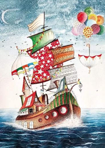 Puzzle Free Ship 1000 Pieces MAGNOLIA