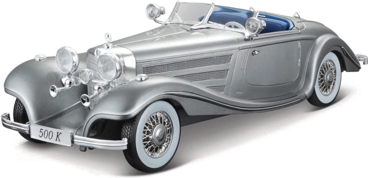 Maisto Mercedes-Benz 500 K Type Special Roadster 1:18 gray metal model