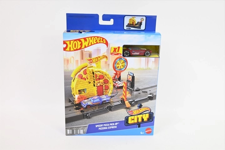 Hot Wheels City пицария за тръгване – игралeн комплект с количка