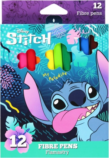 Цветни флумастери Lilo a Stitch - 12 бр.