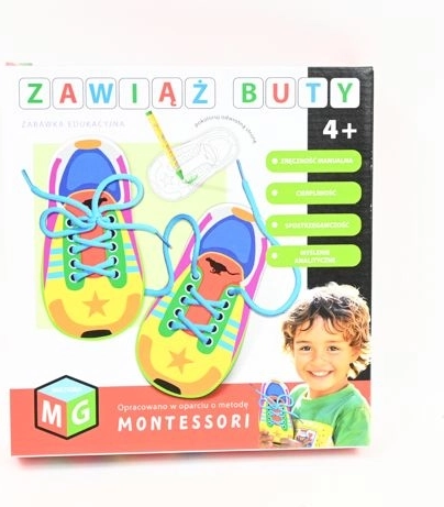 Montessori Educational Toy: Tie Your Shoes