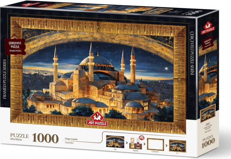 Puzzle with Frame and Glue 3-in-1 Hagia Sophia 1000 Pieces
