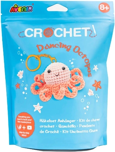 Create Your Own Crocheted Dancing Octopus Charm