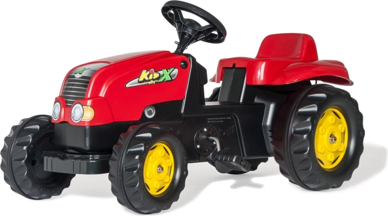 Rotating steering and opening hood for realistic play