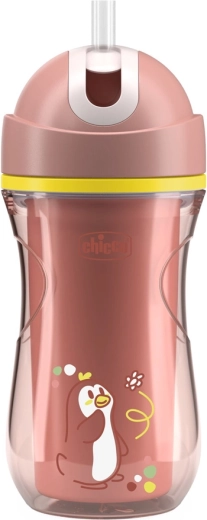 Chicco sports insulated straw cup pink (14m+)