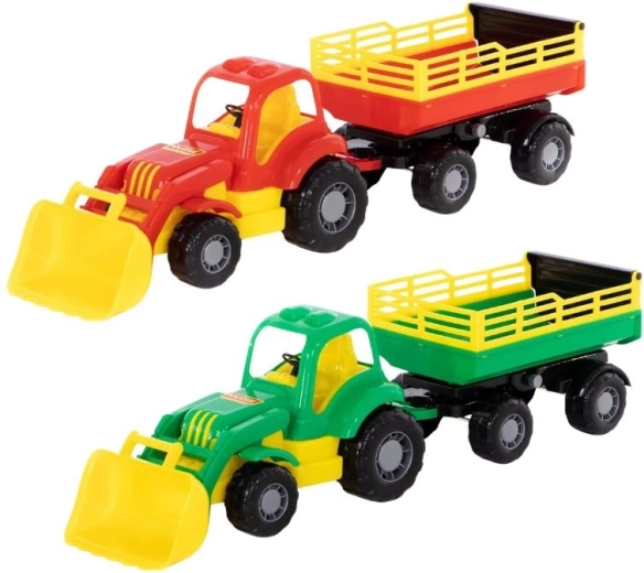 Tractor with front loader and trailer Mighty - 1 piece