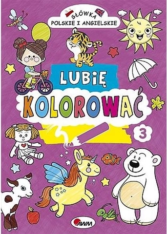 Lubię kolorować – полски и английски думи
