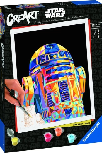 Ravensburger CreArt рисуване по номера – Star Wars: R2‑D2