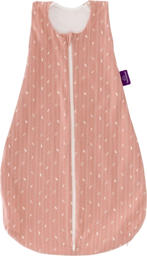 Träumeland sleeping bag GOTS Liebmich leaves pink 110
