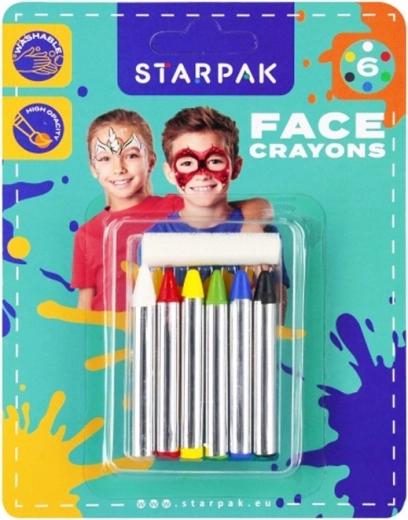 Комплект бои за лице с брокат