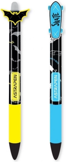 Erasable Pen ASTRA Oops! Skate & Bats, 1 pc (color mix)