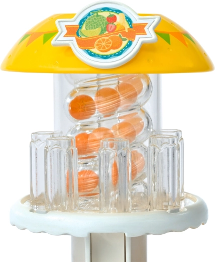 Spiral orange dispenser with release trigger