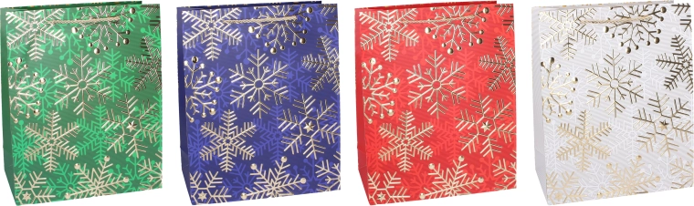 Коледна подаръчна торба L 31 × 42 × 12 cm - 1 брой