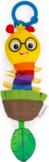 Baby Einstein висяща навиваща се играчка с дрънкалка Cal-a-Puller на C-пръстен, 0м+