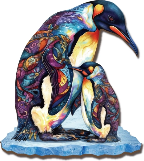 2Kids Toys wooden puzzle penguins