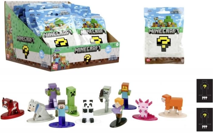 Minecraft нано фигурка в пликче