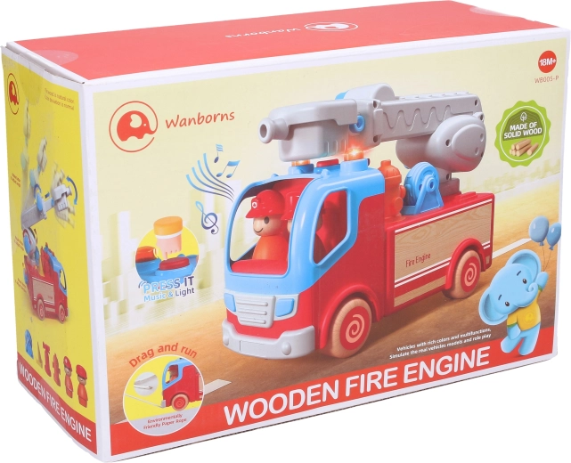 Fire Truck with Effects 25 cm