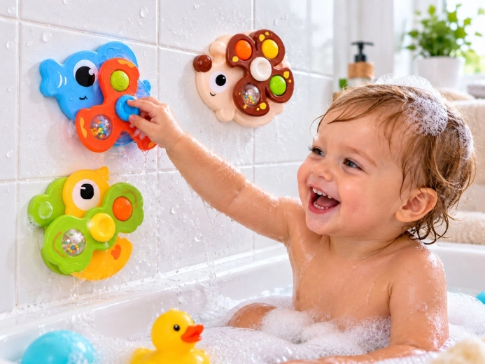 Suction cup for play on smooth surfaces
