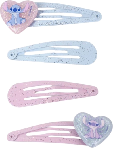 Clips with a glitter effect