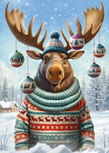 Cherry Pazzi puzzle Moose Be Love 500 pieces