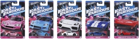 Тематични колички Hot Wheels Бързи и яростни 1:64