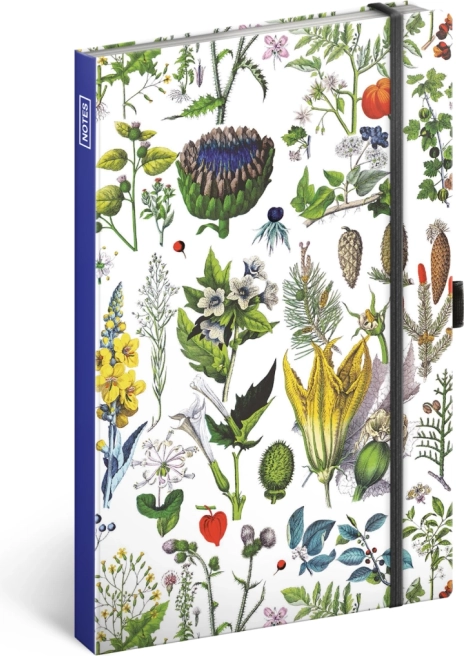 Herbs Notebook by Kateřina Winterová, dotted, 13 × 21 cm