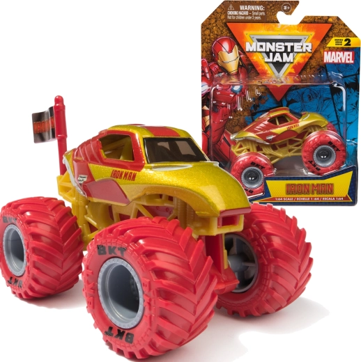 Spin Master Monster Jam Marvel Iron Man монстър камион 1:64