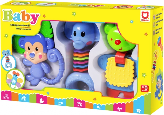 Set of Rattles for Babies 3 pcs