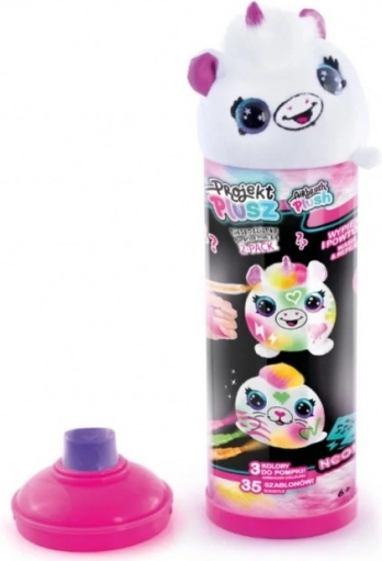 Plush Project Kit - 2-Pack - NEON - Plushies with Accessories in Tube