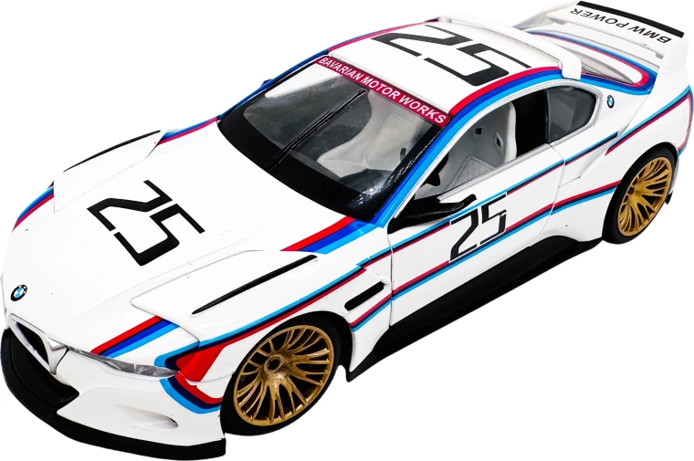 Die-cast model 1:24 BMW 3.0 CSL Hommage white