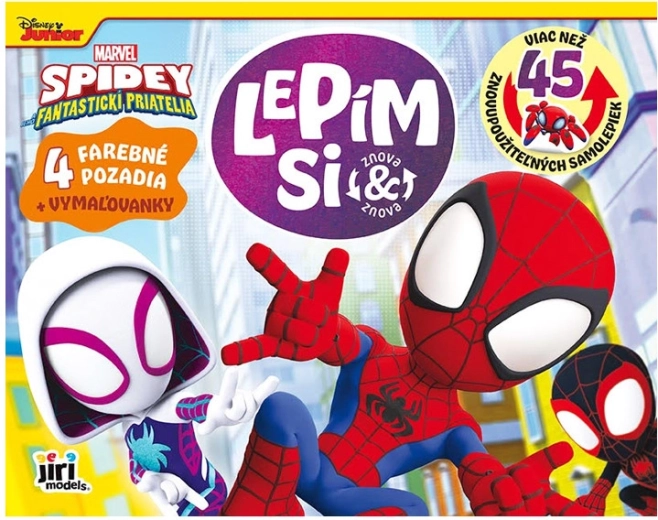 Spidey sticker and coloring book with reusable stickers