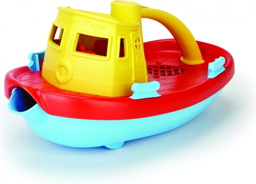 Green Toys лодка за вана жълта